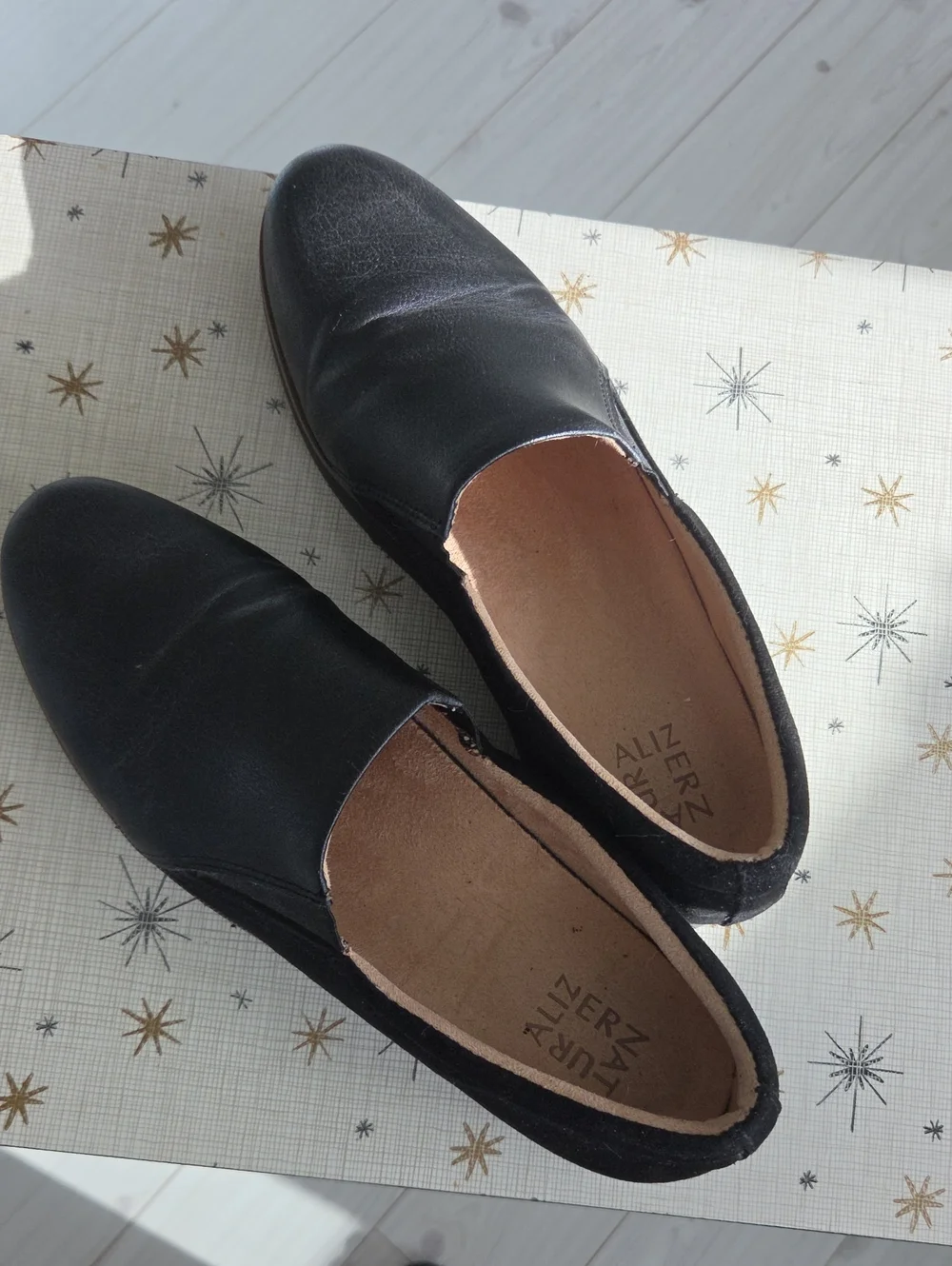 Black Slip-On Loafers
